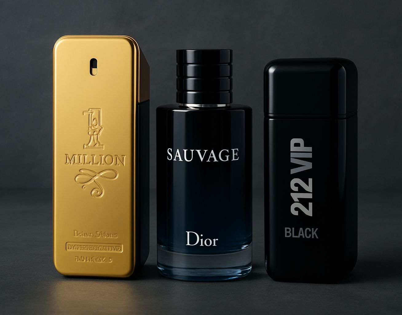 KIT Perfume Macho  ( One million+Sauvage+212 VIP ) + ENVIO GRATIS